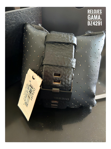 Relógio Diesel Mega Chief modelo Dz4291 Cor da pulseira: preto, cor da moldura, cor de fundo preta