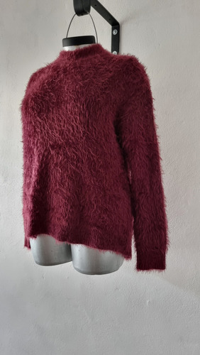 Sueter Suave Pelo Largo Barbas Mujer Talla Xl - Xxl / 38-40