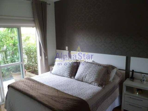Imagem 9 de 11 de Apartamento Com 3 Dormitórios Para Alugar, 133 M² Por R$ 7.000,00 - Edifício Resort Tamboré - Santana De Parnaíba/sp - Ap0564