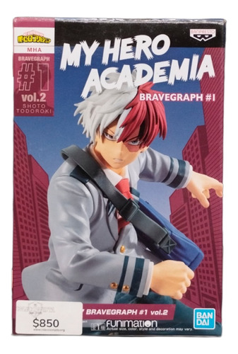 Shoto Todoroki Myheroacademia Bravegraph #1 Banpresto Bandai