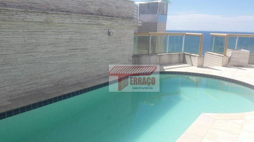 Imagem 3 de 30 de Cobertura Com 4 Dormitórios À Venda, 724 M² Por R$ 5.300.000,00 - Aviação - Praia Grande/sp - Co0717