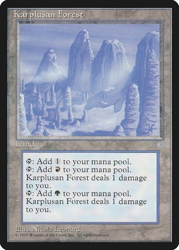 Magic Mtg Karplusan Forest - Ice Age