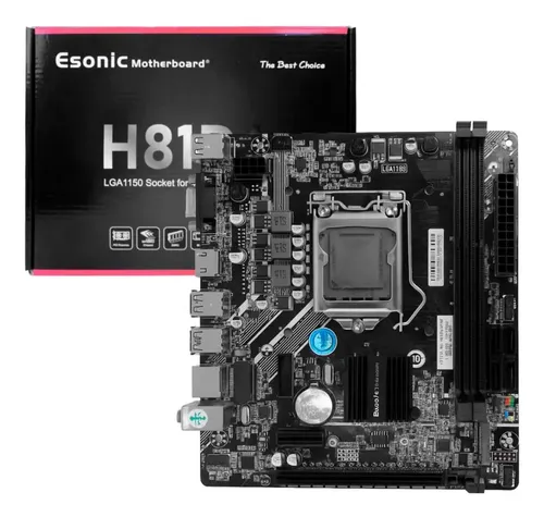 Placa Mãe Micro-atx Lga1150 Intel H81 2xddr3 1600mhz Usb 3.2
