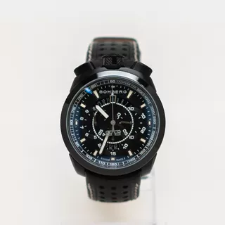 Reloj Bomberg Bolt-68 Negro Original Swiss Made