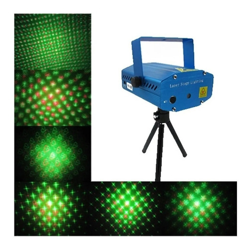 Luz Laser Audio Ritmica Multi Punto Navideña Discotecas Bar