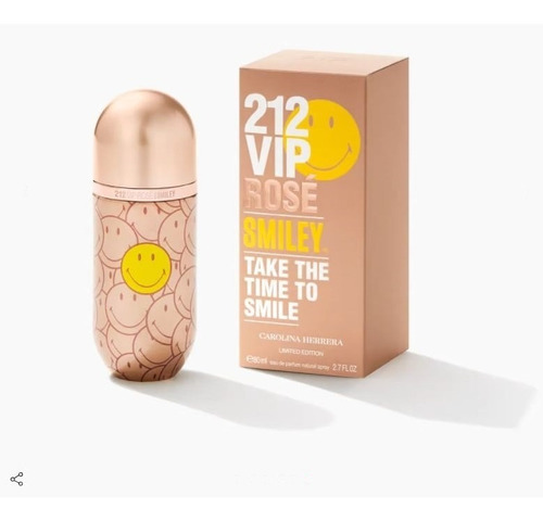 Carolina Herrera 212 Vip Rosé Smiley  Edición Limitada 