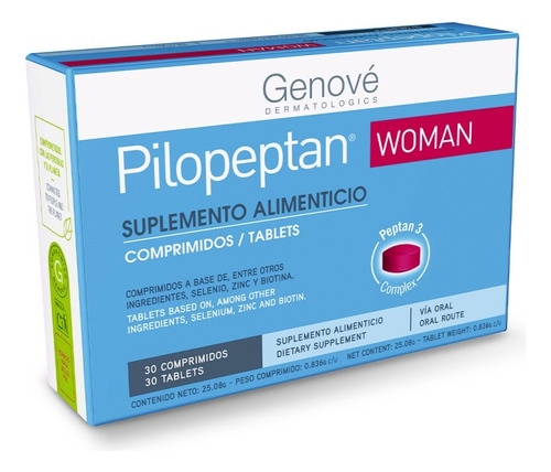 Pilopeptan Woman 30 Comp Anticaída Para Mujer