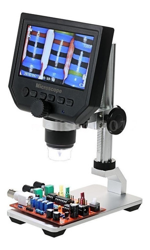 Microscópio Eletrônico Digital Vídeo 600x 4.3 Lcd 3.6mp 