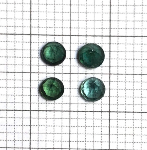 Heliodoro 0.475 Cts Redonda Kit 04 Pedra Praziolita Precios