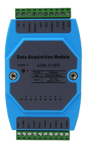 Modulo Rs485 8 Salidas Relay Compatible Con Arduino Plc