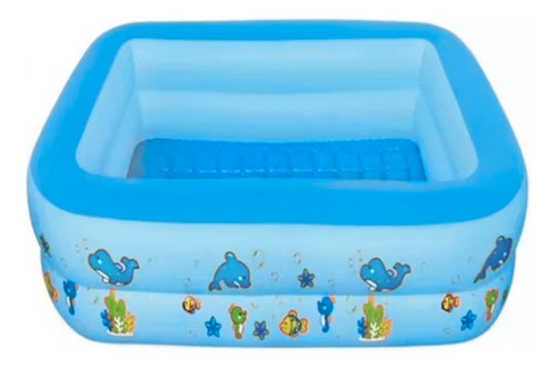 Piscina Inflable Rectangular 120x90x36 Azul