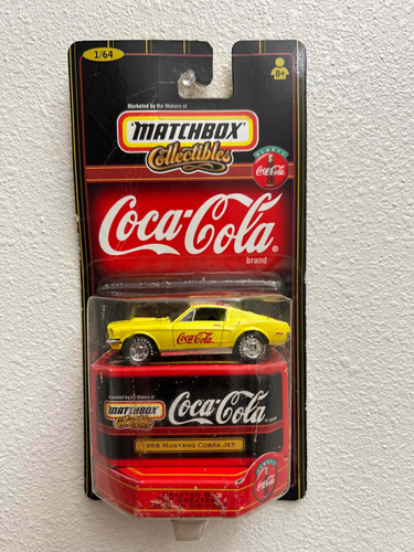 Matchbox 1/64 1968 Ford Mustang Cobra Jet Coca Cola 1998edit