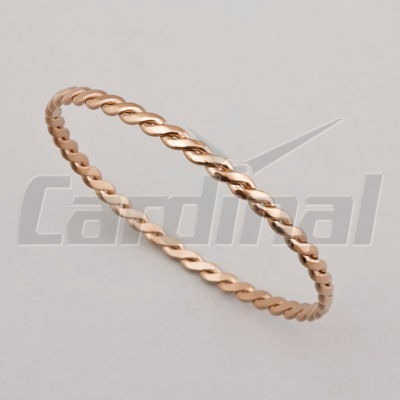 Pulsera Esclava Trenza Acero Cardinal Para Regalo