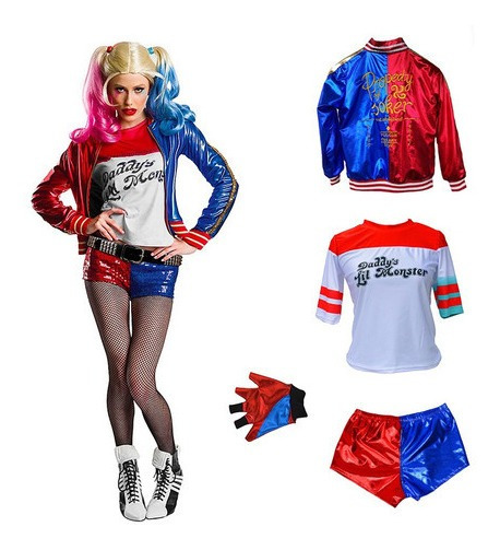 Velocidad supersónica Anormal aguacero Ropa Harley Quinn Disfraz | MercadoLibre 📦