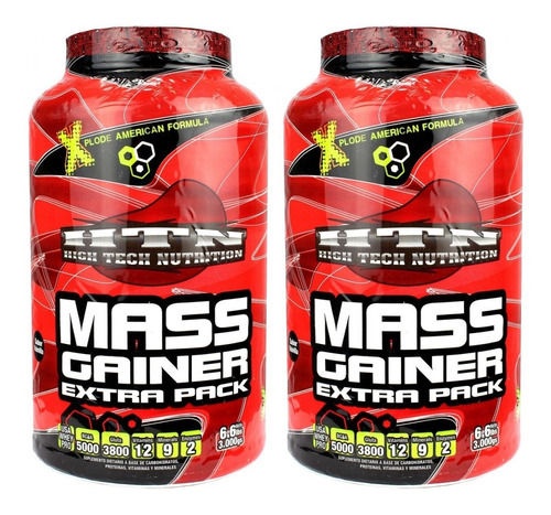 Mass Gainer Extra Pack 6kg. Promo X 2 Htn