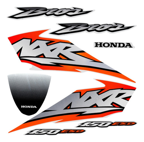 Kit Adesivos Honda Nxr 150 Bros Esd 2004 Branca