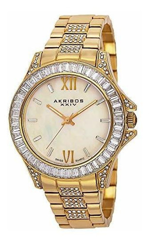 Akribos Xxiv Ak670 - Reloj De Cuarzo Suizo Para Mujer Con Es