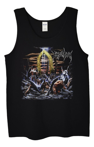 Polera Musculosa Immolation Here In After Metal Abominatron