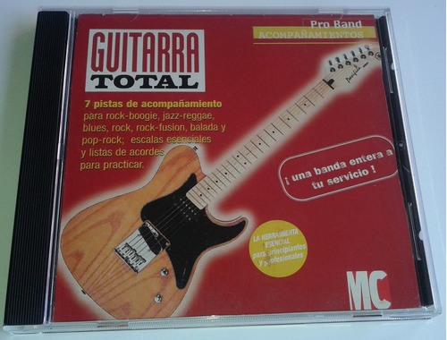 Guitarra Total Cd Con 7 Pistas De Acompañamiento  