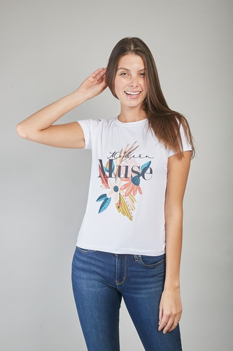 Playera Dama Modern Mouse