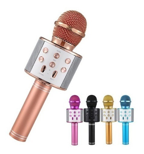 Microfono Inalambrico Karaoke Bluetooth Recargable Sonido