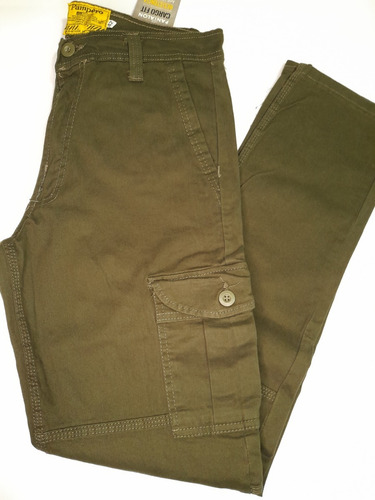 Imagen 3 de 10 de Pantalón Cargo Elastizado Marca Pampero