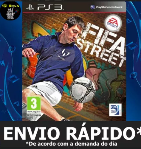 FIFA Street Futebol Jogos Ps3 PSN Digital Playstation 3