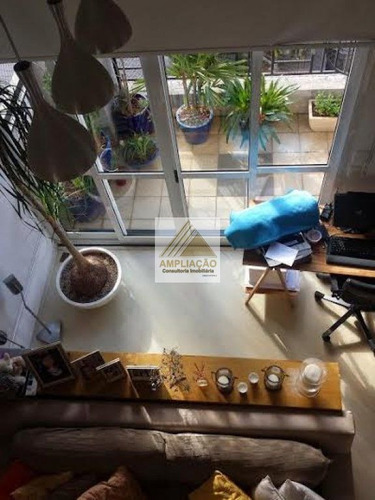 Imagem 11 de 15 de Loft Mobiliado 2 Dormitorios 2 Suites 3 Vagas Deposito No Panamby - Py2024