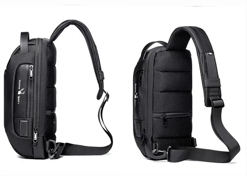 Mini Mochila De Pecho Diagonal Cruzada Masculina +usb