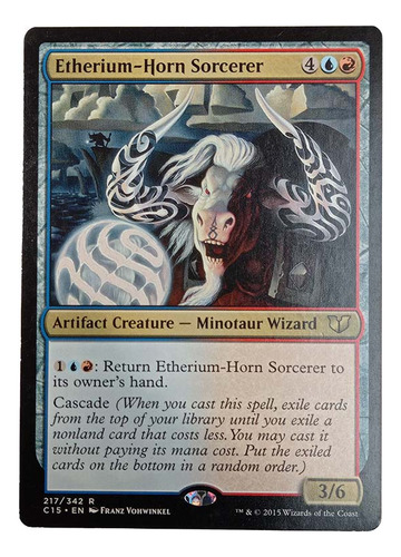 Carta Etherium-horn Sorcerer [c15] Mtg Wiz