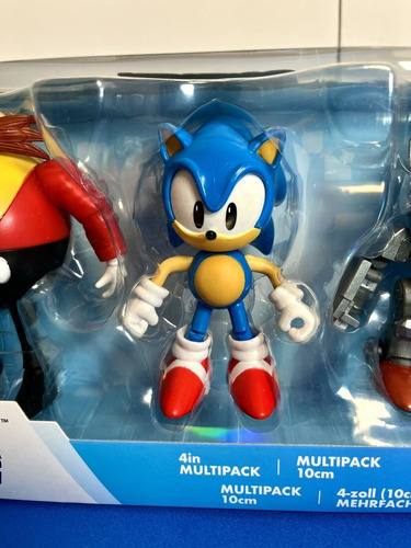 Sonic The Hedgehog - Multipack 10cm Dr Eggman Y Mecha Sonic