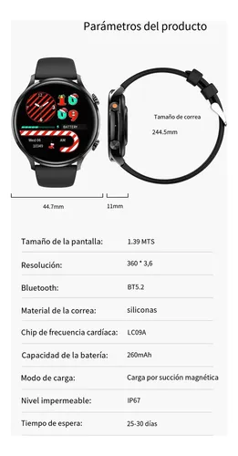 Reloj con medidor de frecuencia cardiaca hotsell