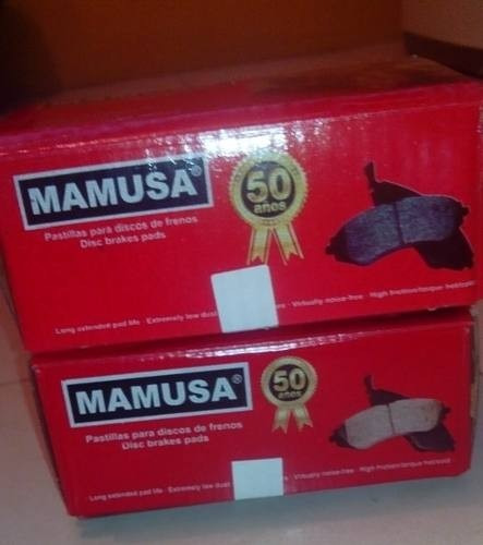 Pastillas De Freno Mamusa Para Mazda 323 Código 7291 D402