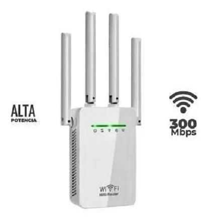 Repetidor Wifi Amplificador De Señal 4 Antenas A $ 8,50