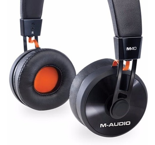 Auriculares M-audio M40 Profesionales Monitoreo Estudio Dj Color Negro