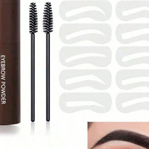 6pza Kit D/sellos D/cejas,larga Duracion Polvos 1 Solo Paso