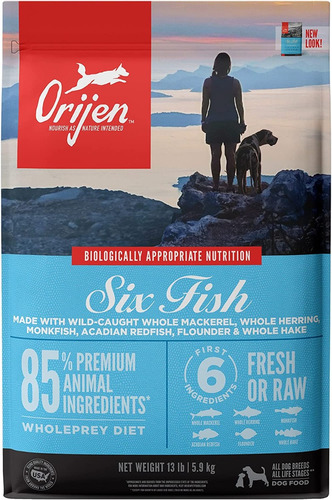 Alimento Para Perro Orijen Dry Dog Six Fish Recipe De 2 Kg