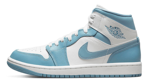 Zapatillas Jordan 1 Mid Unc (2022) (women's) Bq6472_141   