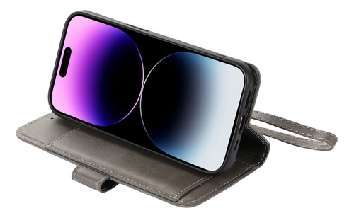 Funda Para Samsung Galaxy A7 2018/ A8 2018/ J4 2018, Funda Tipo Cartera Con Cierre, Correa Para La Muñeca, Función Atril