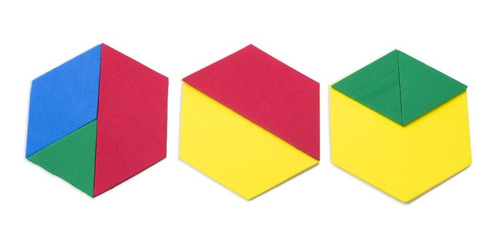 Imagem 1 de 2 de Conjunto De Mosaicos Geom. Pedagógicos - Eva Colorido - Mmp