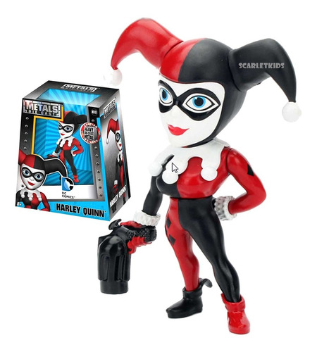 Harley Quinn Figura Metals 11 Cm Die Cast Jada Metal Scarlet