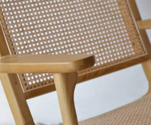 Imagen 6 de 10 de Sillon Carl Hansen Madera 1 Cuerpo Con Esterilla