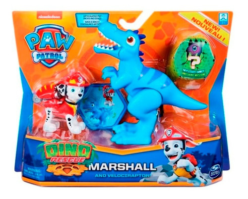 Imagen 2 de 2 de Paw Patrol - Marshall Y Dino Figuras