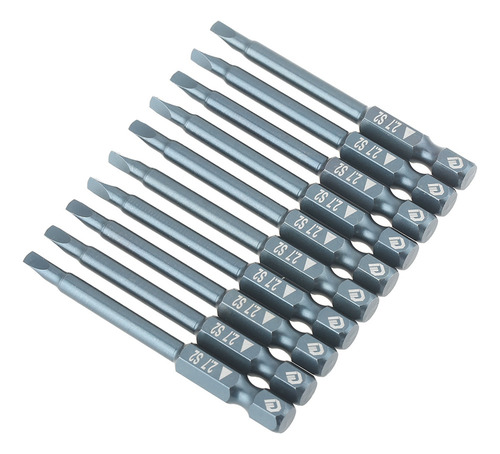 Cabeza Triangular De Acero Aleado S2 De 10 Piezas Con Vástag