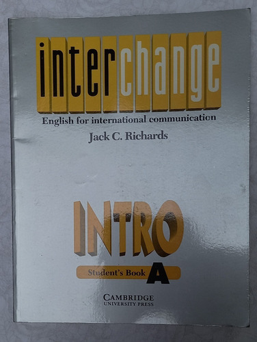 Interchange, Intro Student's Book A - Cambridge University