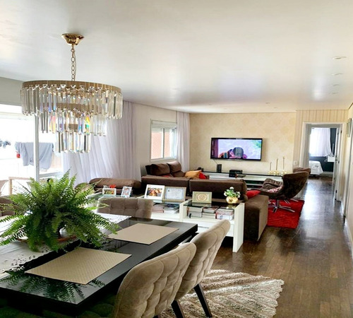 Imagem 13 de 20 de Apartamento Mobiliado 132m² Andar Alto 3 Suites Varanda Gourmet 2 Vagas