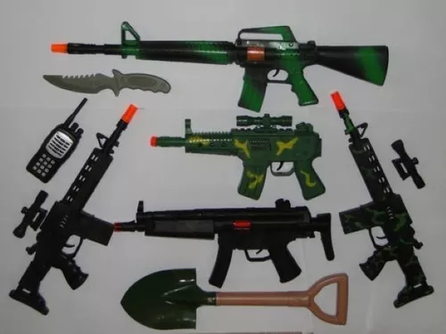 Brinquedo Arma Fuzil Ak-47 Arminha Som Luzes Movimento, Magalu Empresas