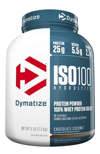 Proteina Hidrolizada Dymatize Iso 100 5 Libras 70 Servicios