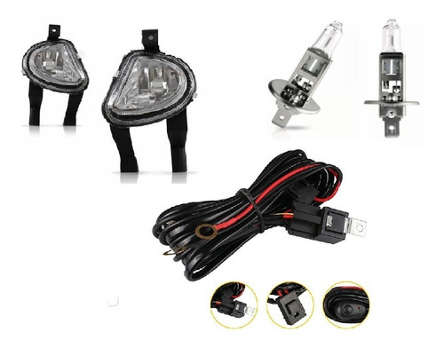 Kit Faro Auxiliar Corsa 2000 A 2010 Super Completo Oferta!!