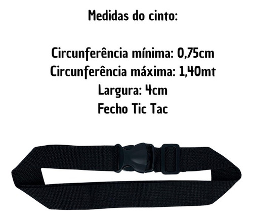 Porta Ferramentas Eletricista Lona Reforçada Cinto 7 Bolsos